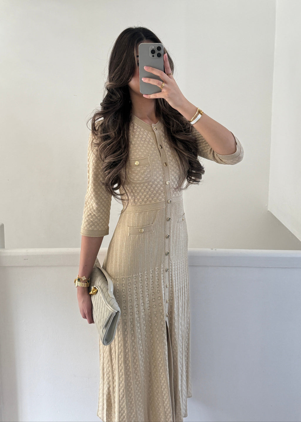 ÉCRU Dress- Beige