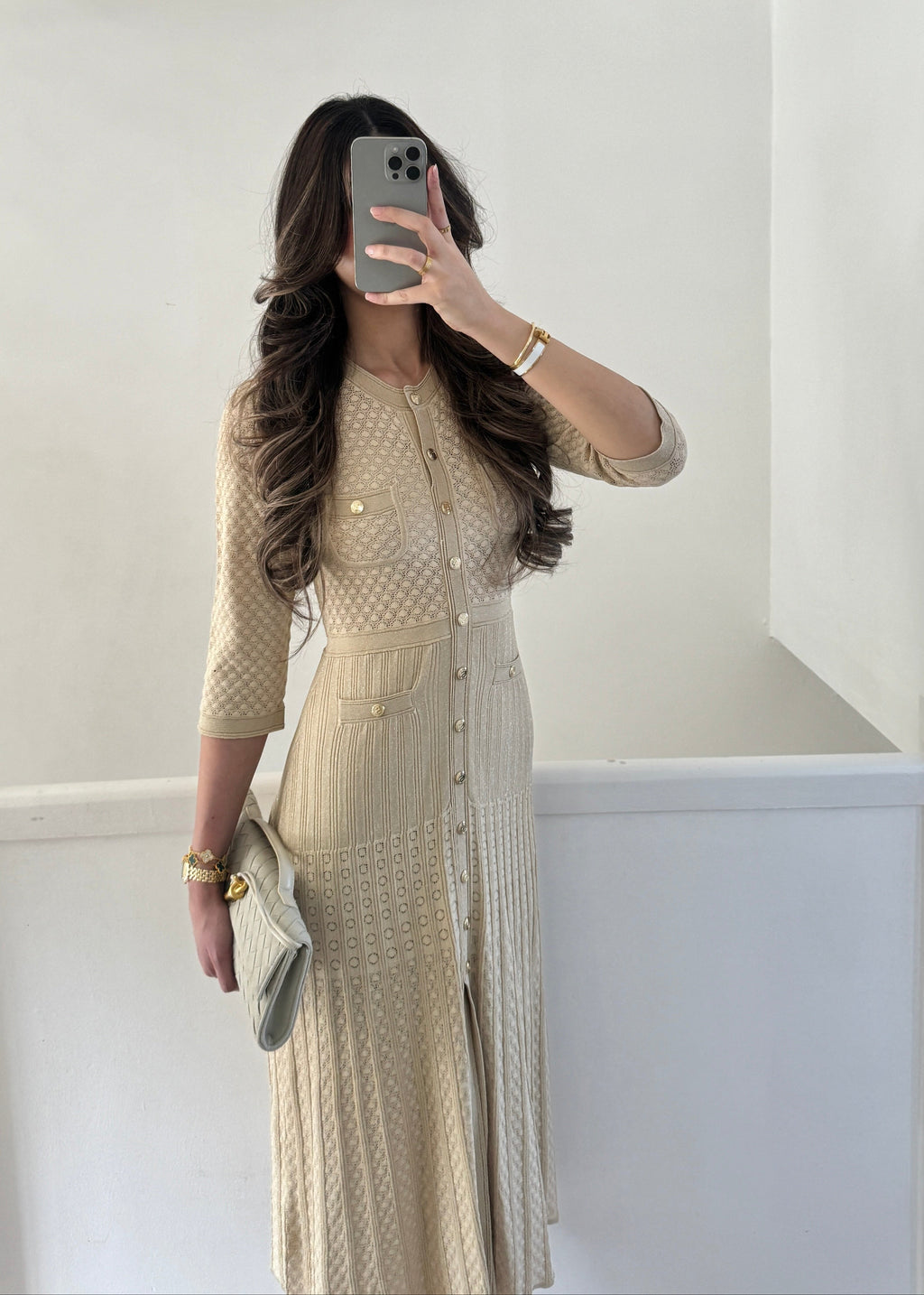 ÉCRU Dress- Beige