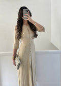 ÉCRU Dress- Beige