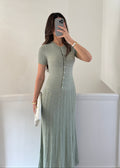 ÉCRU Dress- Sage Green