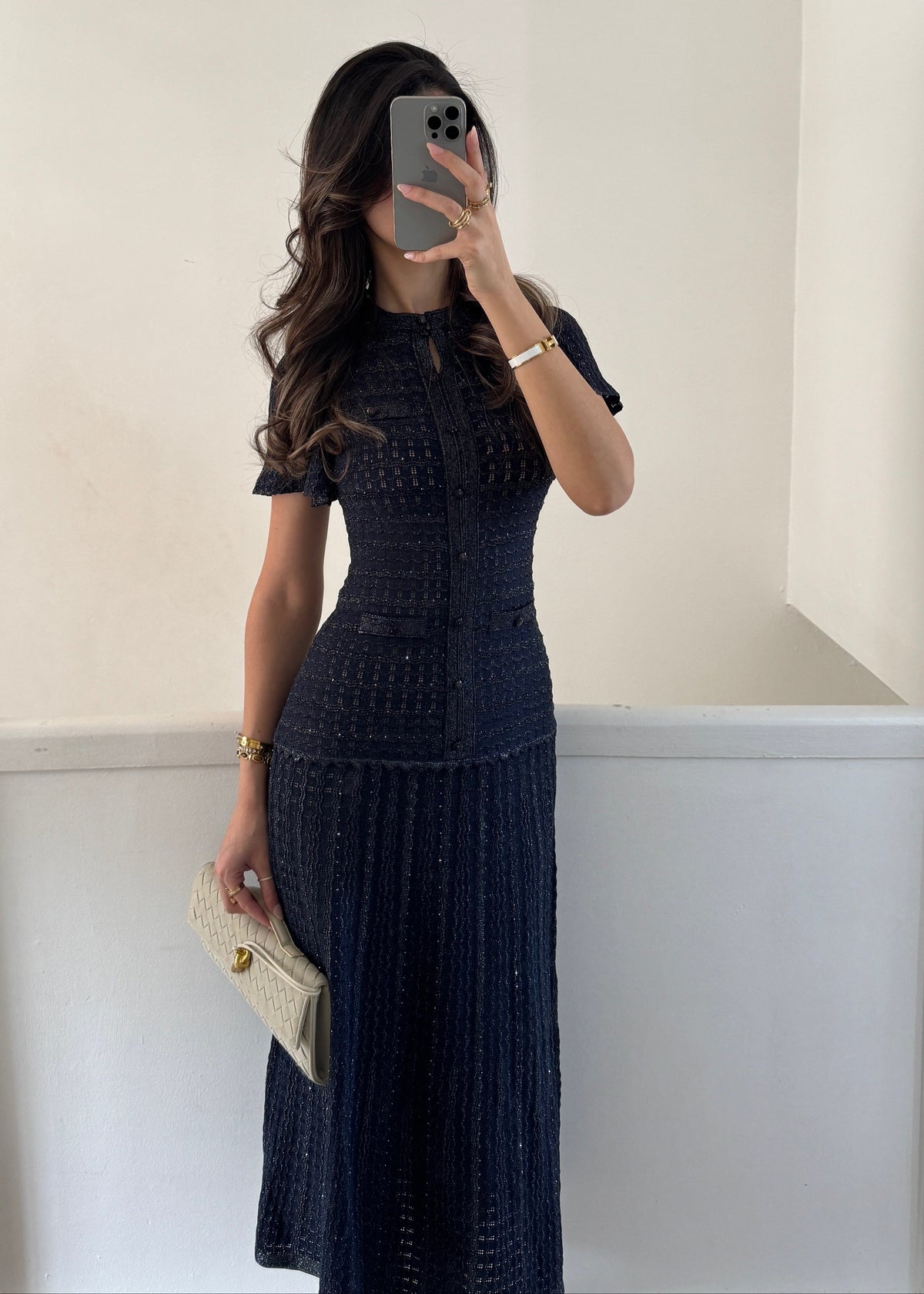ÉCRU dress- Navy