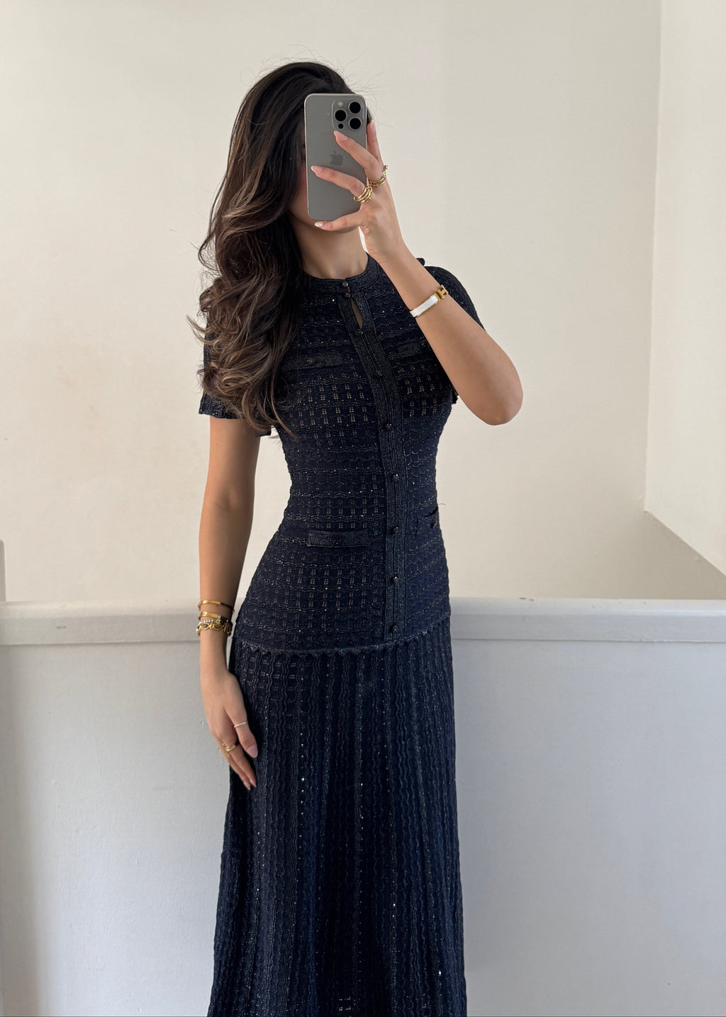 ÉCRU dress- Navy