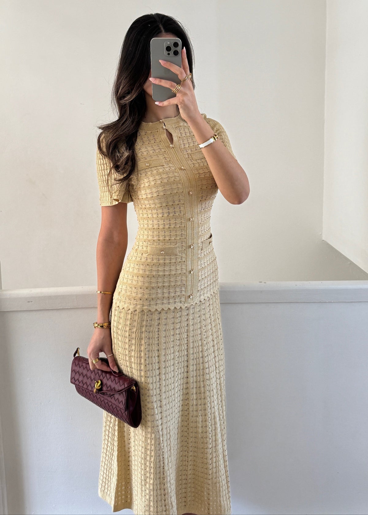 ÉCRU dress- beige