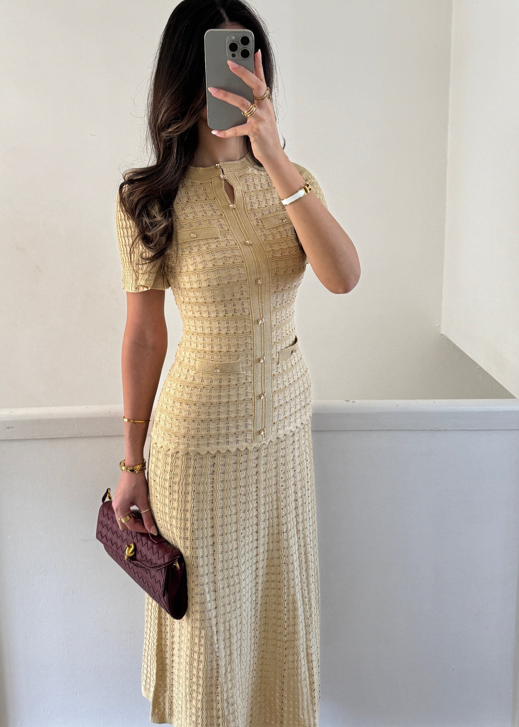 ÉCRU dress- beige