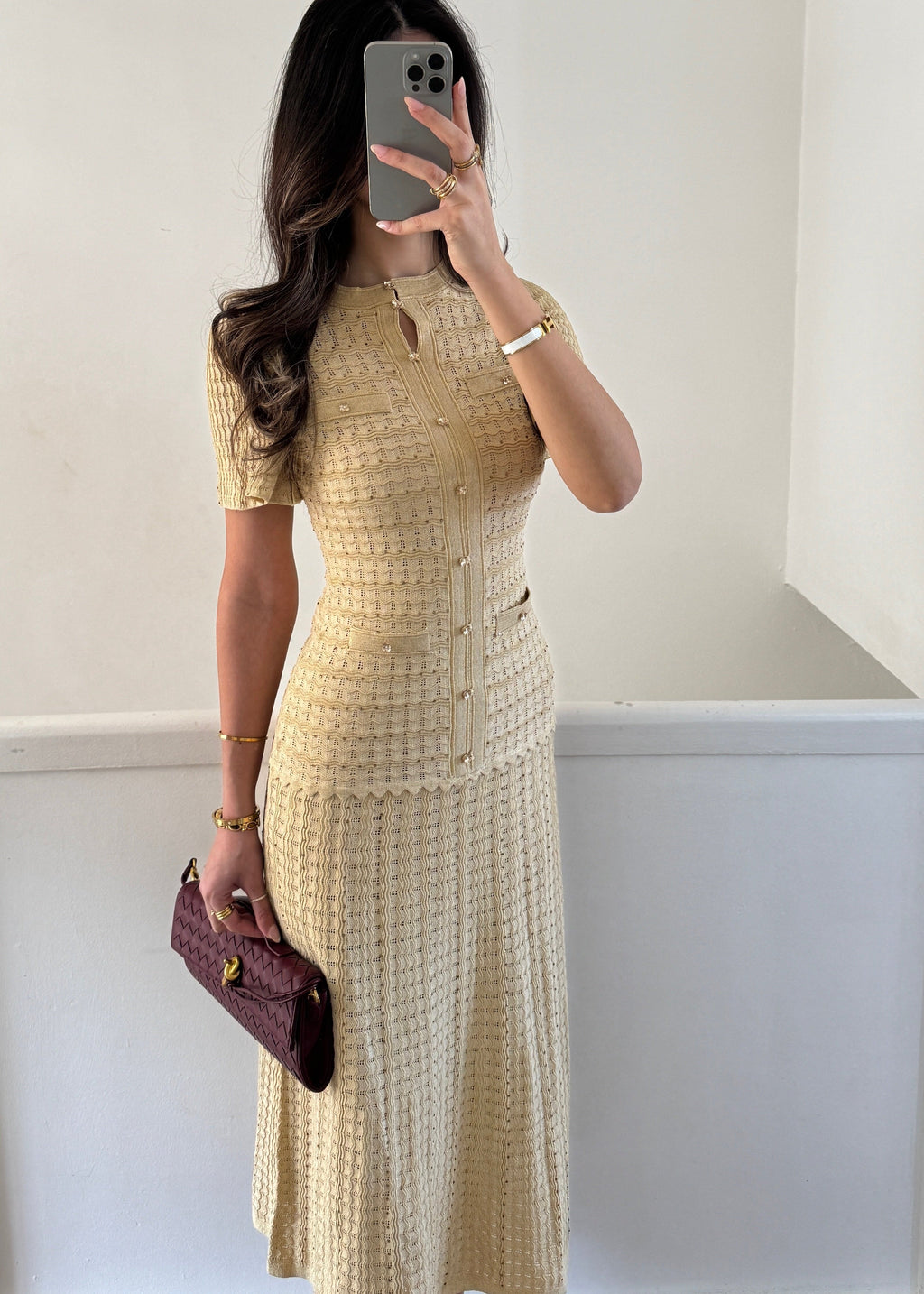 ÉCRU dress- beige